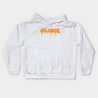 Orange Kids Hoodie